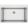 Deante Olfato ZPO010C zlewozmywak stalowy z syfonem 76x50.5 cm stal zdj.5