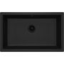 Deante Corda ZQAN10D zlewozmywak granitowy 80x50 cm czarny zdj.1
