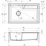 Deante Eridan ZQEG10B zlewozmywak granitowy 80x50 cm zdj.2