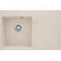 Deante Evora ZQJ511P zlewozmywak granitowy 76x50 cm beżowy zdj.1