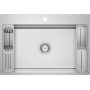Deante Magnetic ZRM010B zlewozmywak stalowy 76x52 cm stal zdj.1