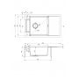 Deante Magnetic ZRM0113 zlewozmywak stalowy 82x50 cm stal zdj.2