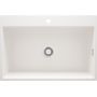 Deante Magnetic ZRMA10B zlewozmywak granitowy 76x52 cm biały zdj.1