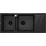 Deante Magnetic ZRMG213 zlewozmywak granitowy 116x50 cm szary/grafitowy/onyx zdj.1