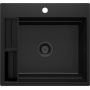 Deante Magnetic ZRMN10A zlewozmywak granitowy 56x52 cm czarny zdj.3