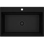 Deante Magnetic ZRMN10B zlewozmywak granitowy 76x52 cm czarny zdj.1