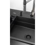 Deante Magnetic ZRMN10B zlewozmywak granitowy 76x52 cm czarny zdj.8