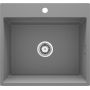 Deante Magnetic ZRMS10A zlewozmywak granitowy 60x56 cm szary/grafitowy/onyx zdj.1
