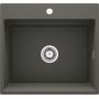 Deante Magnetic ZRMT10A zlewozmywak granitowy 56x52 cm szary/grafitowy/onyx zdj.1