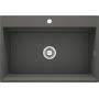 Deante Magnetic ZRMT10B zlewozmywak granitowy 76x52 cm antracyt zdj.1
