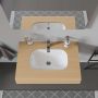 Duravit D-Code 0338490000 umywalka 49.5x29 cm prostokątna podblatowa biała zdj.4