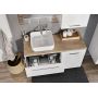 Elita Kwadro Plus 166719 szafka 39.6x39.6x53 cm boczna wisząca biała zdj.4
