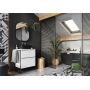 Elita Look RE010601028060 szafka 60x44.9x63.5 cm podumywalkowa wisząca biała zdj.8