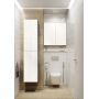 Elita For All RE140500068060 szafka 50x12.6x80 cm boczna wisząca biała zdj.4
