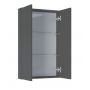 Elita For All RE140500066010 szafka 50x12.6x80 cm boczna wisząca antracyt zdj.3