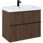 Elita Look RE010801027060 szafka 80x44.9x63.5 cm podumywalkowa wisząca orzech zdj.1