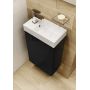 Elita Young Basic RE168996007160 umywalka z szafką 40.2 cm czarną zdj.4