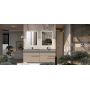 Elita Sharon Square RE060603015570 lustro 60x80 cm prostokątne z oświetleniem złoty zdj.3