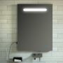 Elita Lina RE066765000010 lustro 80x70 cm prostokątne z oświetleniem z matą grzewczą zdj.4