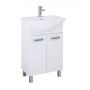 Elita Sunn RE169191008060 umywalka z szafką 55.5 cm białą zdj.1