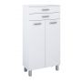Elita Sunn RE169204008060 szafka 58.6x29.6x114.6 cm boczna stojąca biała zdj.1