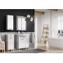 Elita Sunn RE169205008060 szafka 29.9x21.6x72 cm boczna wisząca biała zdj.4