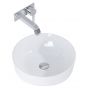 Elita Lorca RE040420048060 umywalka 41.5x41.5 cm okrągła nablatowa biała zdj.3