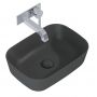 Elita Reni RE040460036010 umywalka 45.5x32.5 cm prostokątna nablatowa antracyt zdj.4