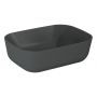 Elita Reni RE040460036010 umywalka 45.5x32.5 cm prostokątna nablatowa antracyt zdj.1