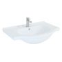 Elita Rio 145670 umywalka 75x49 cm półokrągła meblowa biała zdj.1