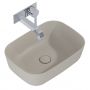Elita Reni RE040460037020 umywalka 45x32.5 cm prostokątna nablatowa brąz/beż zdj.4