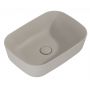 Elita Reni RE040460037020 umywalka 45x32.5 cm prostokątna nablatowa brąz/beż zdj.3