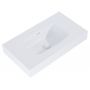 Elita Dimple RE040800025290 umywalka 80.6x46 cm prostokątna ścienna biała zdj.1