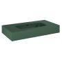 Elita Dimple RE040800027010 umywalka 80.6x46 cm prostokątna ścienna zielona zdj.3