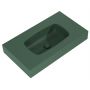 Elita Dimple RE040800027010 umywalka 80.6x46 cm prostokątna ścienna zielona zdj.1