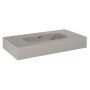Elita Dimple RE040800027020 umywalka 80.6x46 cm prostokątna ścienna brąz/beż zdj.3