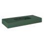 Elita Dimple RE041000027010 umywalka 100.8x46 cm prostokątna ścienna zielona zdj.3