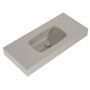 Elita Dimple RE041000027020 umywalka 100.8x46 cm prostokątna ścienna brąz/beż zdj.1