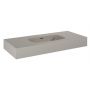 Elita Dimple RE041000027020 umywalka 100.8x46 cm prostokątna ścienna brąz/beż zdj.3