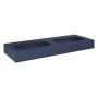 Elita Dimple RE041200027030 umywalka 121x46 cm prostokątna ścienna-podwójna niebieska zdj.3