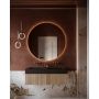 Elita Dimple RE041200027160 umywalka 121x46 cm prostokątna ścienna-podwójna czarna zdj.6