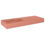 Elita Dimple RE041201026600 umywalka 121x46 cm prostokątna ścienna różowa zdj.3