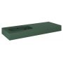 Elita Dimple RE041201027010 umywalka 121x46 cm prostokątna ścienna zielona zdj.3