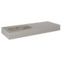 Elita Dimple RE041201027020 umywalka 121x46 cm prostokątna ścienna brąz/beż zdj.3