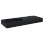 Elita Dimple RE041201027160 umywalka 121x46 cm prostokątna ścienna czarna zdj.3