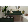 Elita Dimple RE041202027010 umywalka 121x46 cm prostokątna ścienna zielona zdj.5