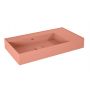 Elita Level RE041461176600 umywalka 80.5x45.5 cm prostokątna ścienna różowa zdj.3