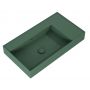 Elita Level RE041461177010 umywalka 80.5x45.5 cm prostokątna ścienna zielona zdj.1
