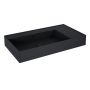 Elita Level RE041461177160 umywalka 80.5x45.5 cm prostokątna ścienna czarna zdj.3