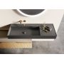 Elita Level RE041461186010 umywalka 100.5x45.5 cm prostokątna ścienna antracyt zdj.1